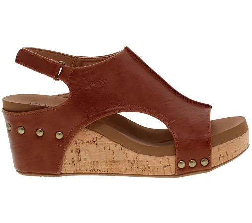 Carley Bourbon Smooth Corky's Wedges