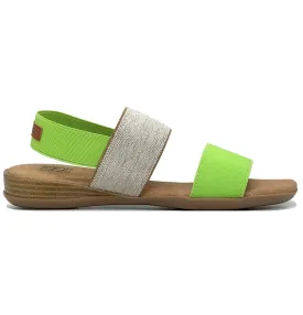 Stride Low Heel Elastic Strap Sandal